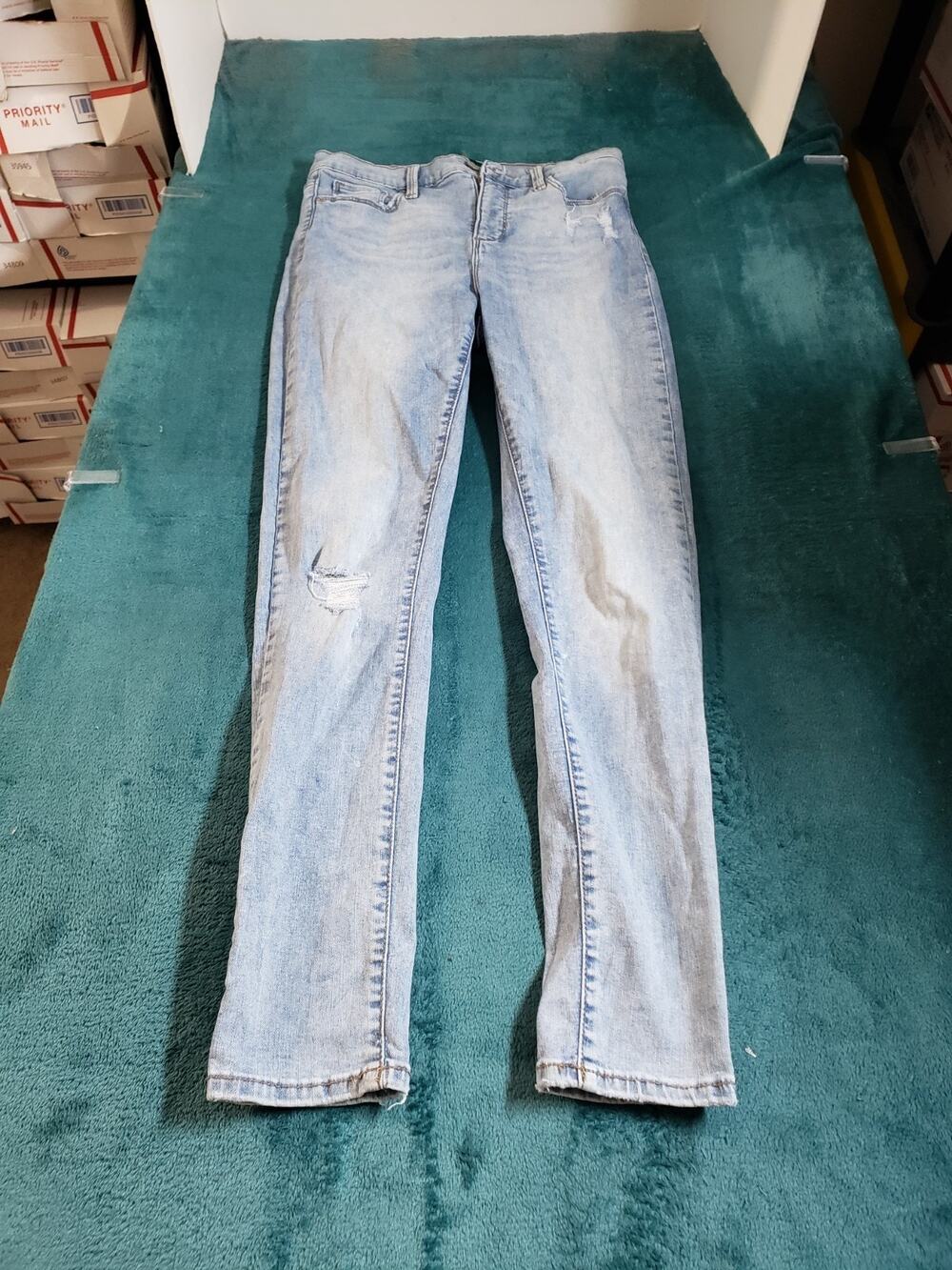 Banana Republic Jeans Size 2 Women Blue Pants Stretch Ladies High Rise Skinny